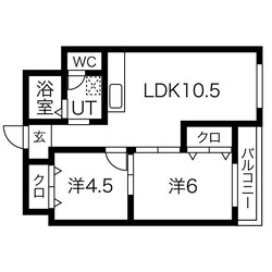 ブルーシャトーの物件間取画像